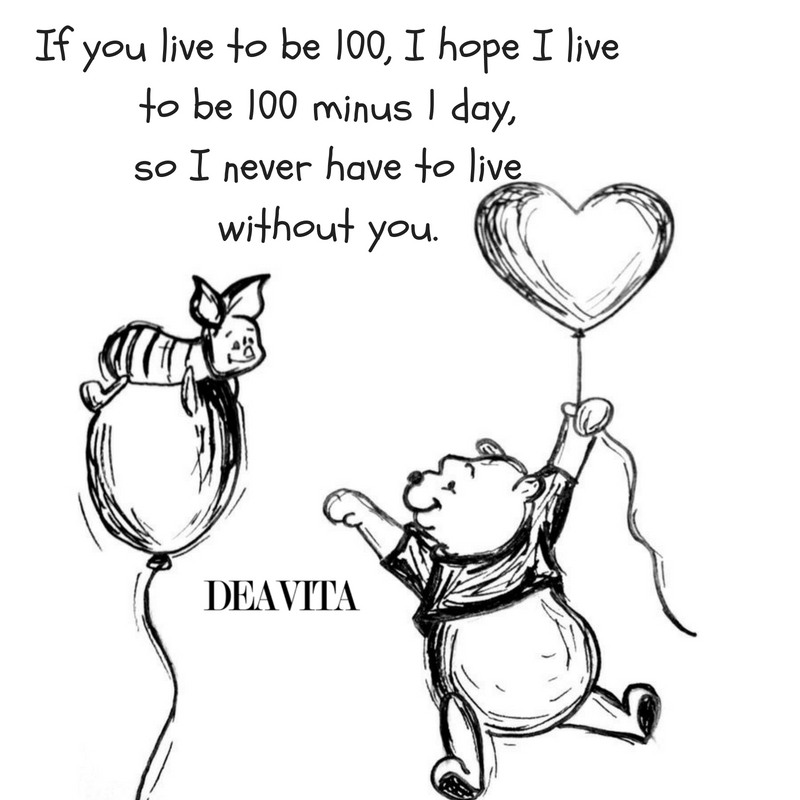 cute and fun winnie the pooh quotes If you live to be 100