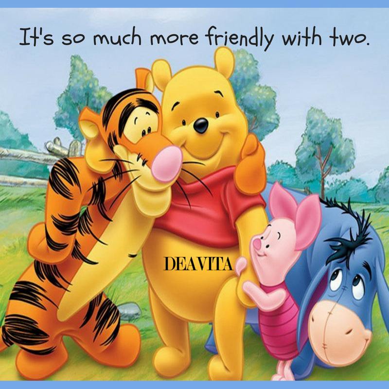 cute and fun winnie the pooh quotes It is so much more friendly with two