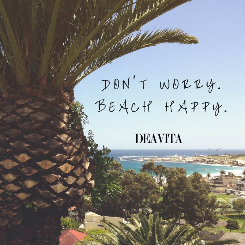 cute summer quotes Dont Worry Beach Happy