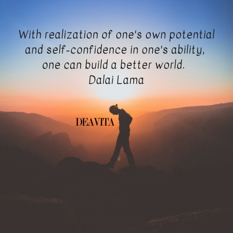 dalai lama deep short quotes about confidence