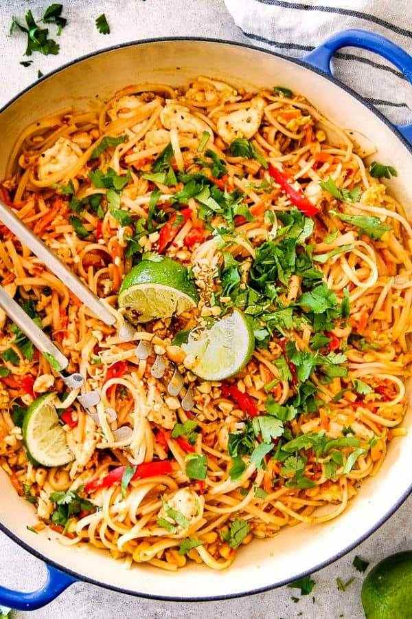 easy pad thai recipe stir fry dinner ideas