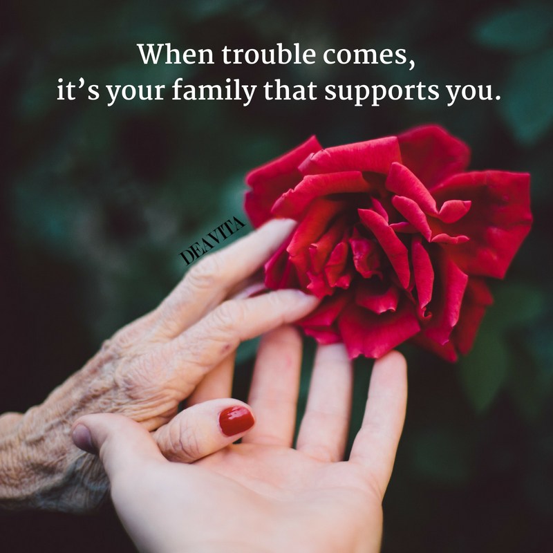 family support and love cool quotes with photos