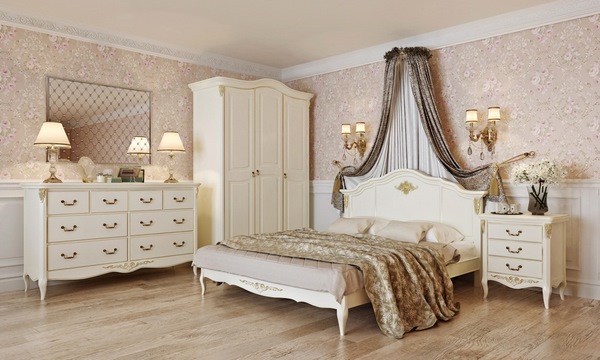 french style bedroom interior design white furniture canopy bed