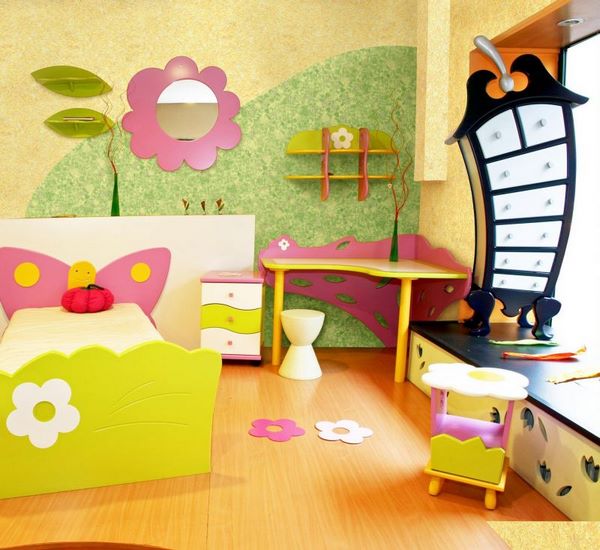 girl bedroom decorating ideas fresh colors wall pattern