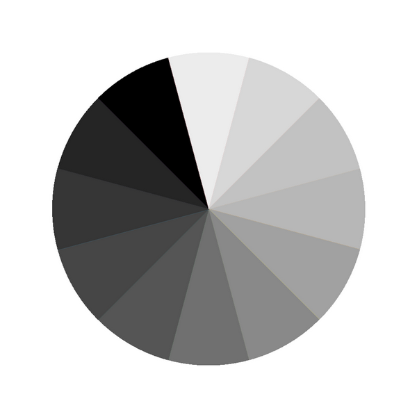 gray color shades monochromatic palette