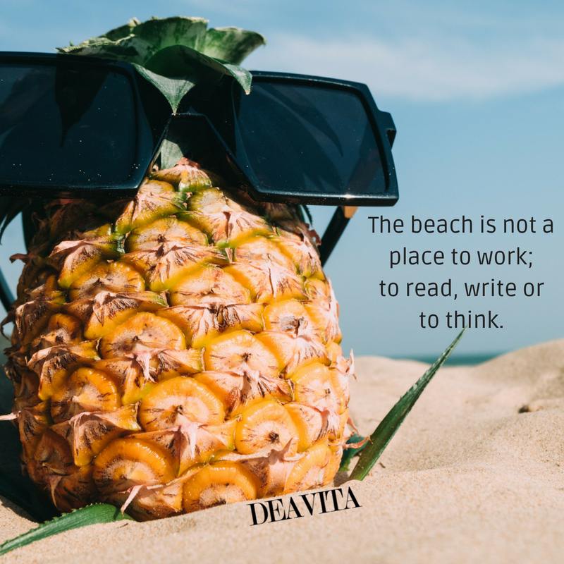 holiday summer beach vacation relaxation quotes with photos