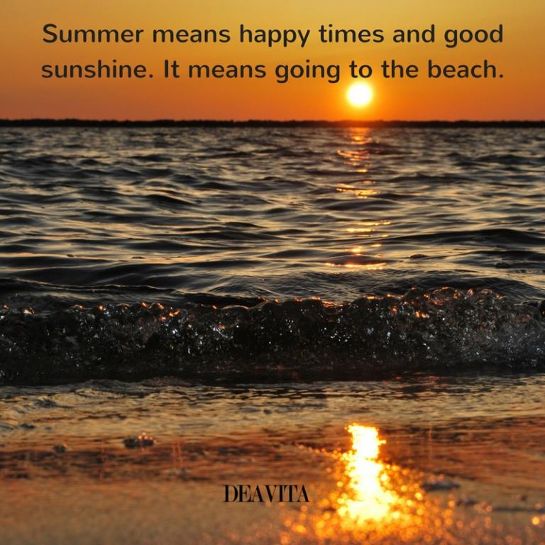 inspirational quotes with photos Summer means happy