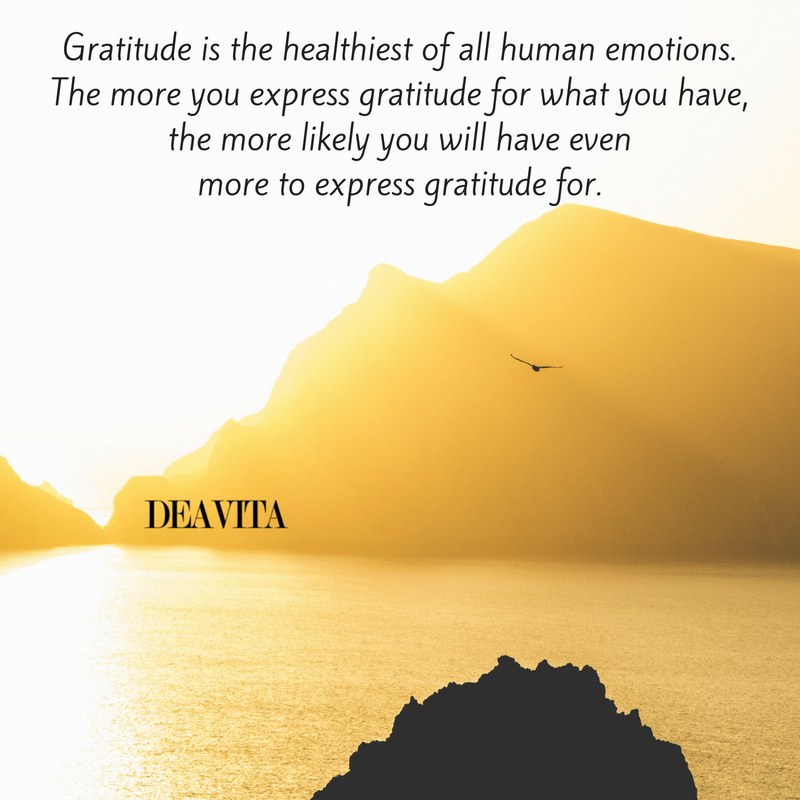 photo cards with deep quotes Gratitude is the healthiest of all human emotions