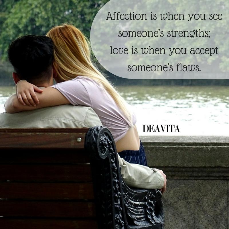 romantic quotes about love and affection
