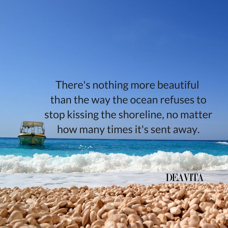 romantic summer holiday quotes with gorgeous beach photos