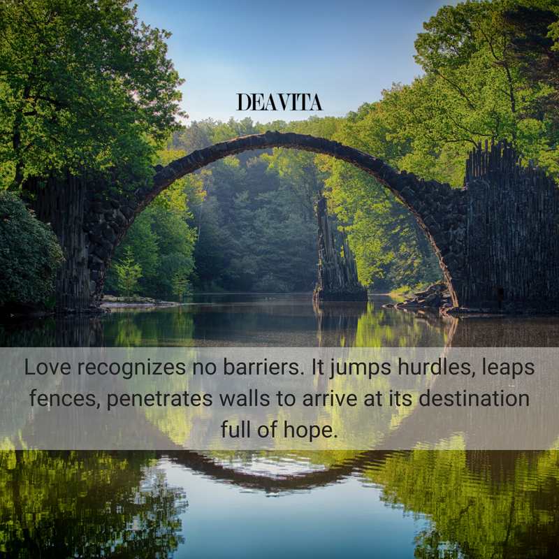 short deep quotes Love recognizes no barriers