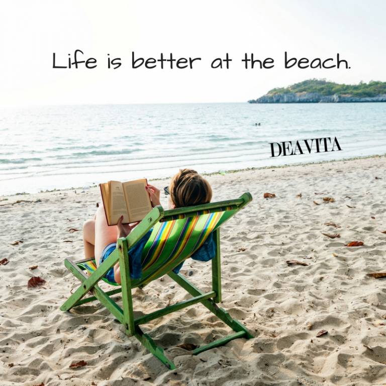 short quotes summer holiday cards Life is better at the beach