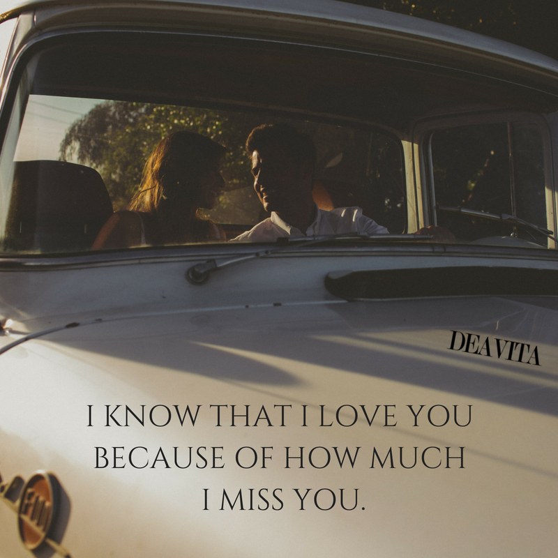 short romantic i miss you I love you quotes for him and her
