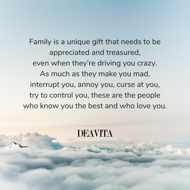 Family and love sayings with photos