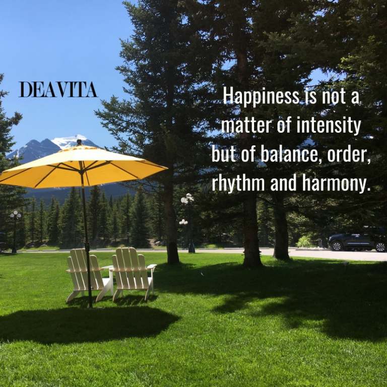 Happiness quotes balance rhytm and harmony sayings