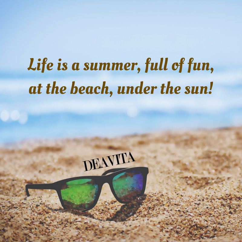 Life summer fun beach quotes with cool photos