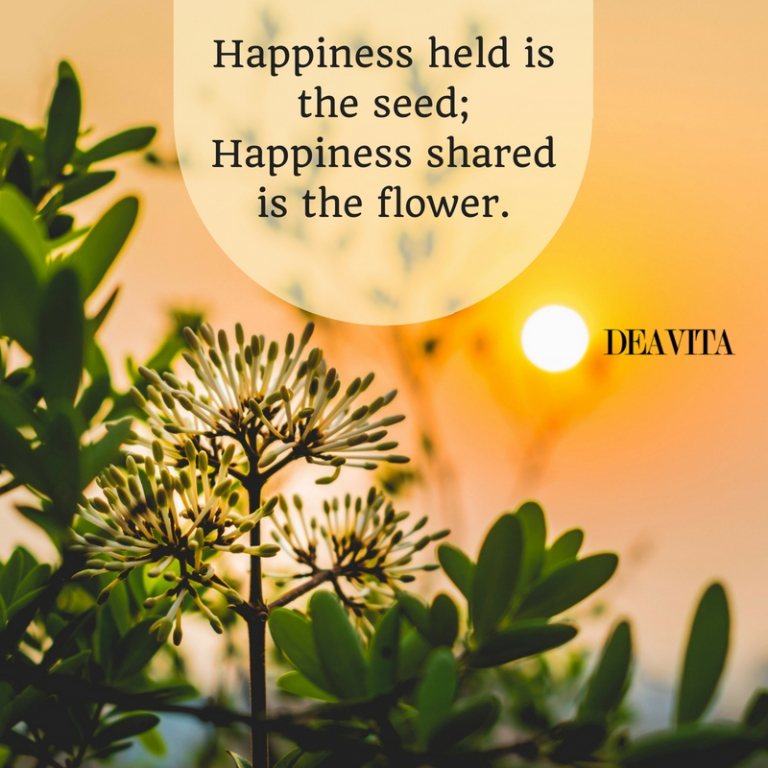 Short deep quotes about happiness life and sharing