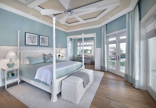 best bedroom color scheme ideas blue white palette