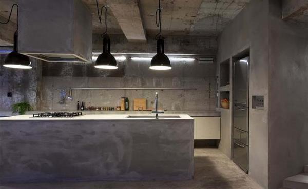 contemporary kitchen design industrial decor ideas