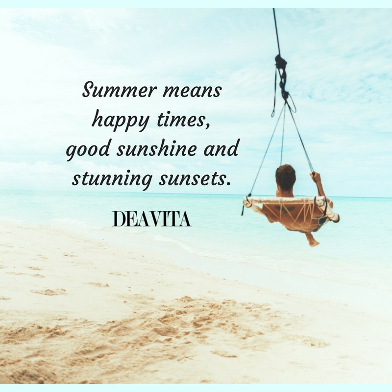 cute quotes and sayings Summer means happy times