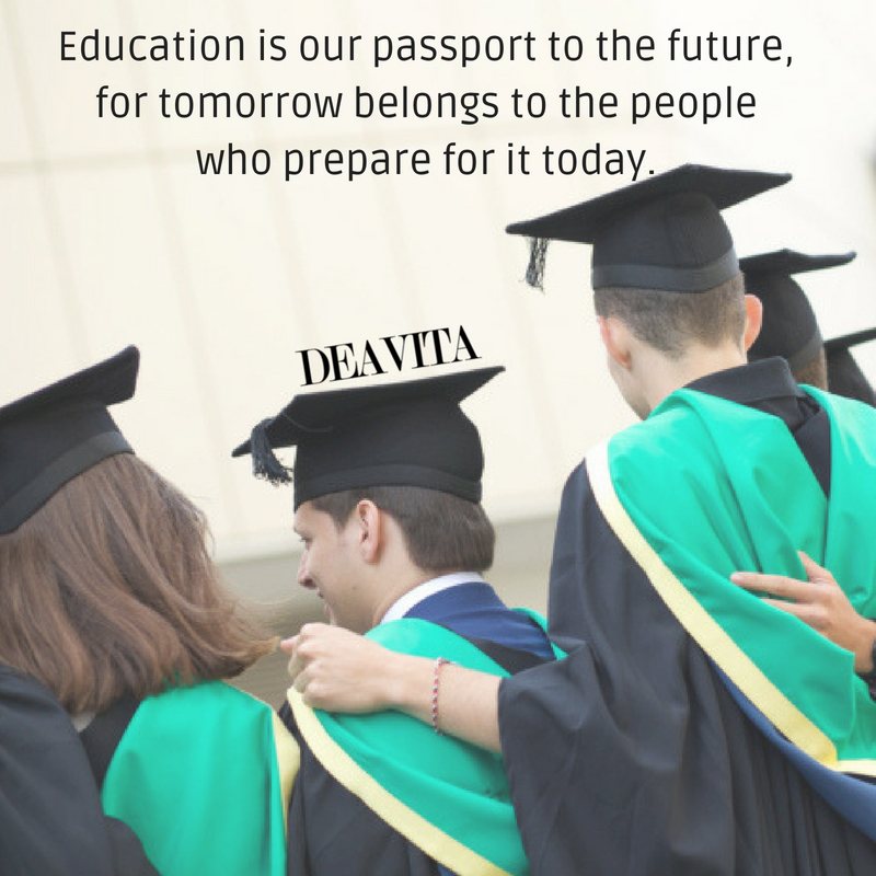 graduation speech quotes and lines Education is our passport to the future