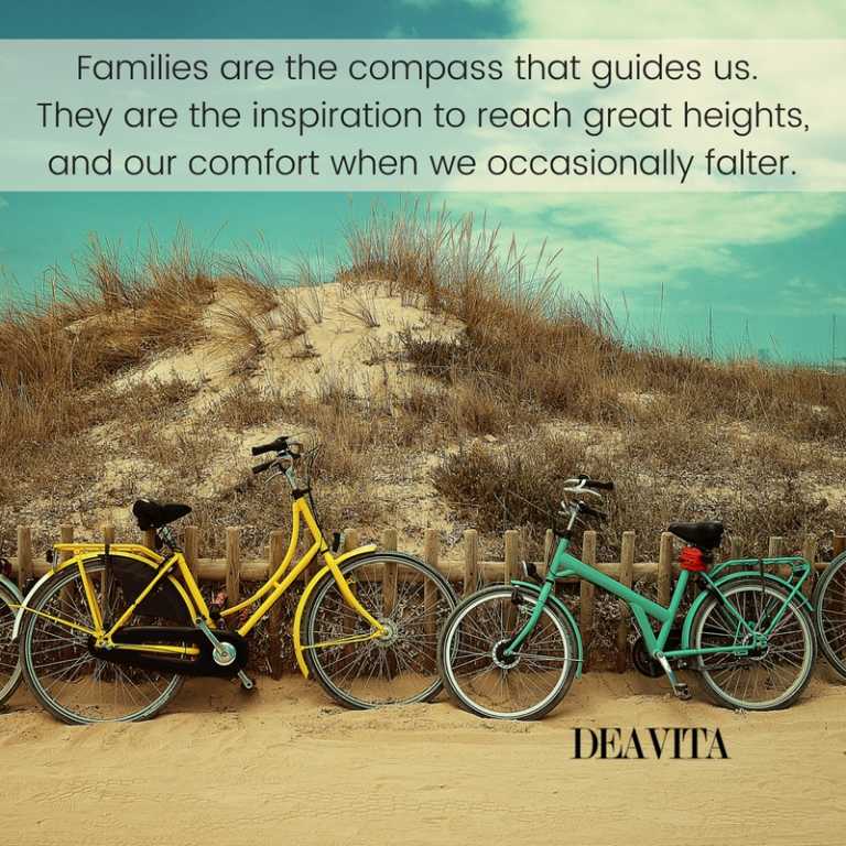 great quotes Families are the compass that guides us