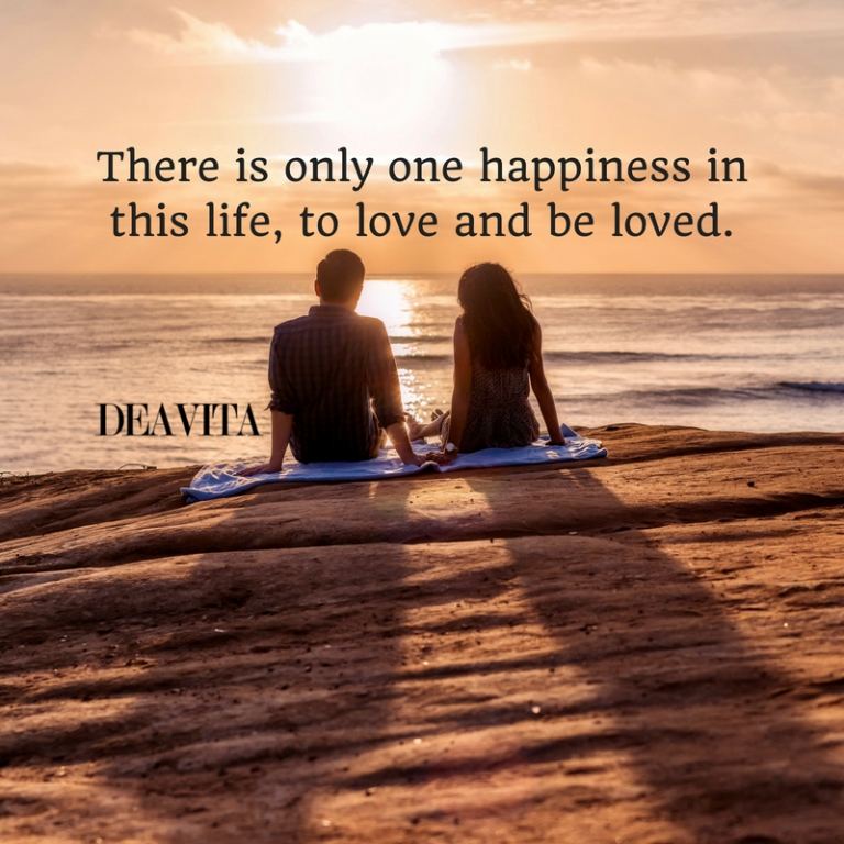 happiness love and life short quotes with romantic photos