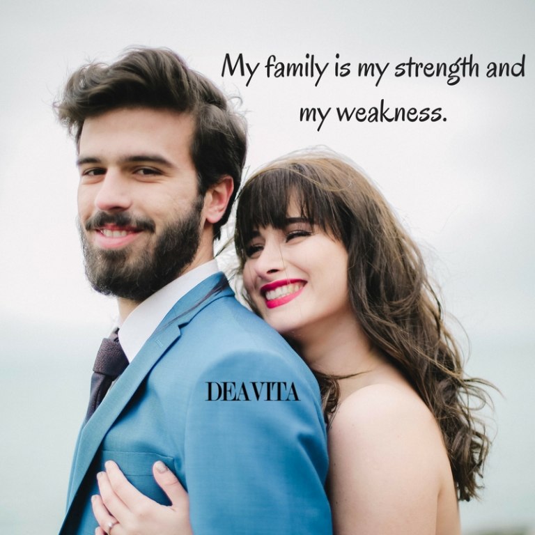 lovely short quotes My family is my strength