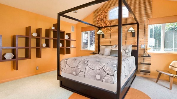 orange bedrooms ideas decorating tips accessories lighting