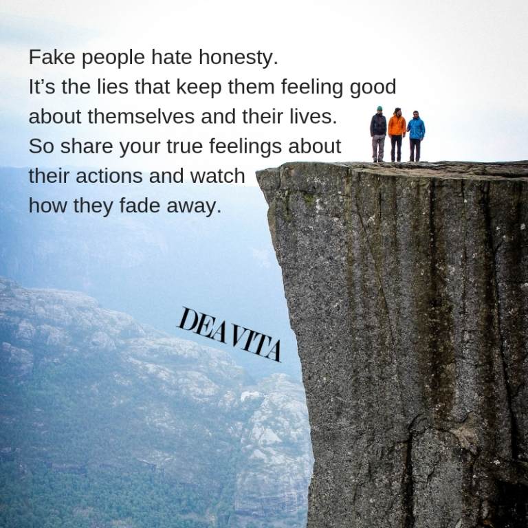 Fake people honesty true friends short inspirational quotes