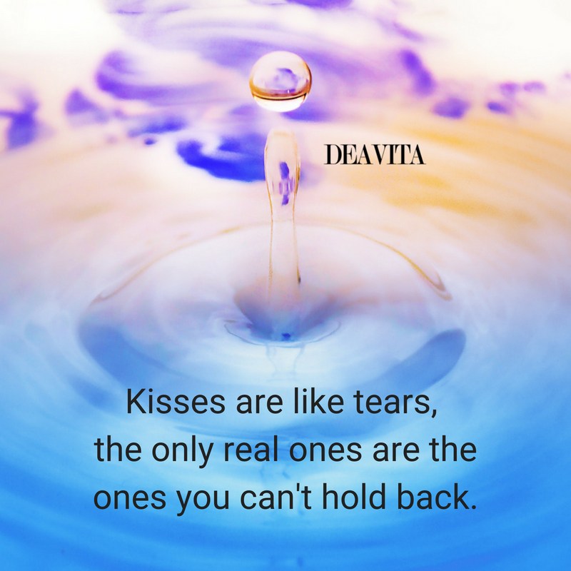 Kisses love feelings tears quotes romantic cards