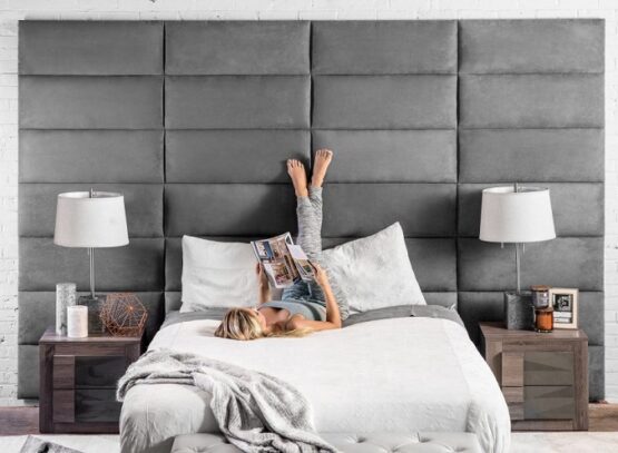 Padded-wall-panels-in-the-bedroom-creative-decorating-ideas
