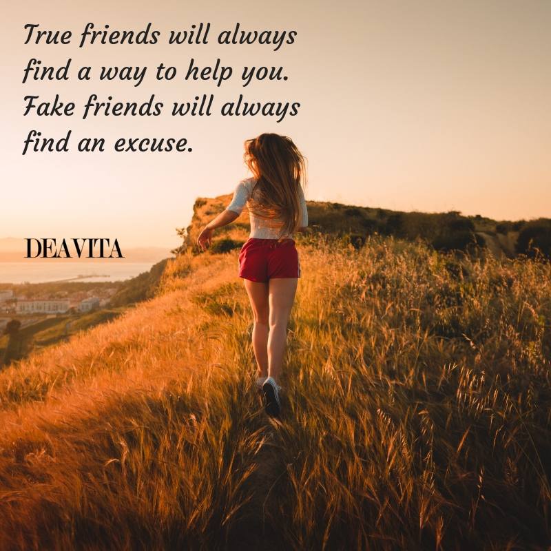 True friends help and support short quotes with photos
