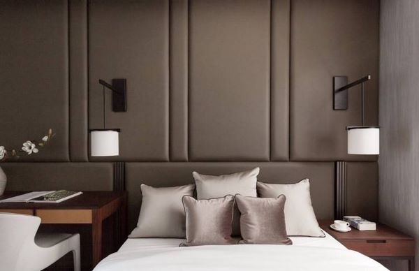 bedroom design padded panels ideas upholstered walls