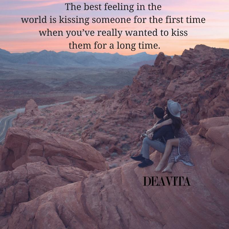 kiss and best feeling romantic love quotes crush quotes