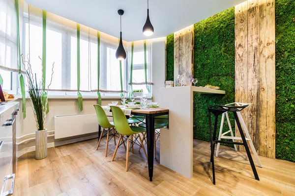 kitchen design ideas vertical garden moss walls ideas