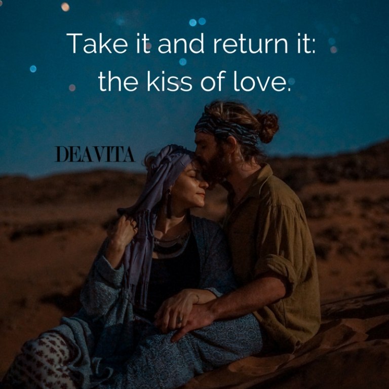 the kiss of love best romantic quotes and cards