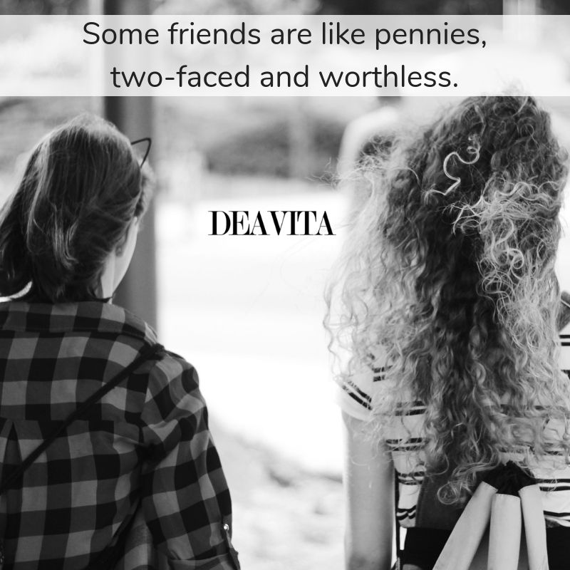 worthless friends two faced people quotes