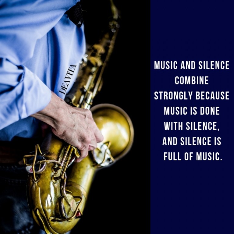 Music and silence short wise thoughts and quotes