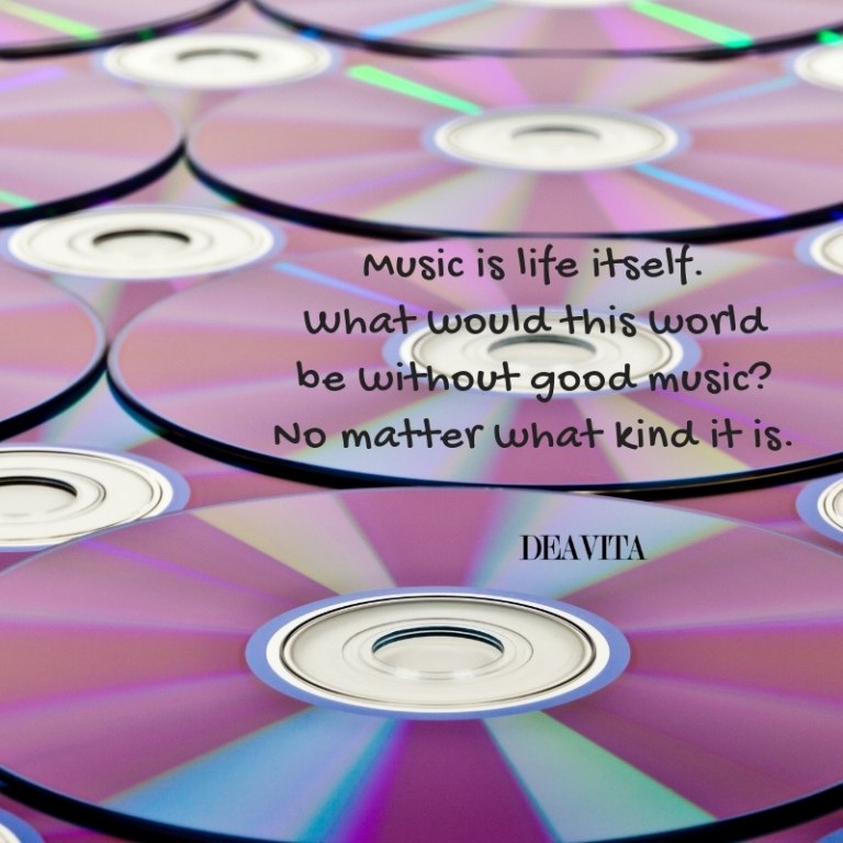 Music is life cool quotes with fun photos
