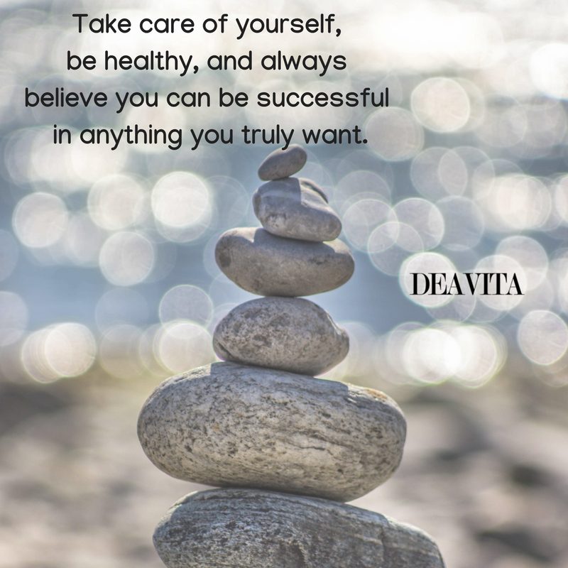 Take care of yourself being successful and healthy short positive quotes