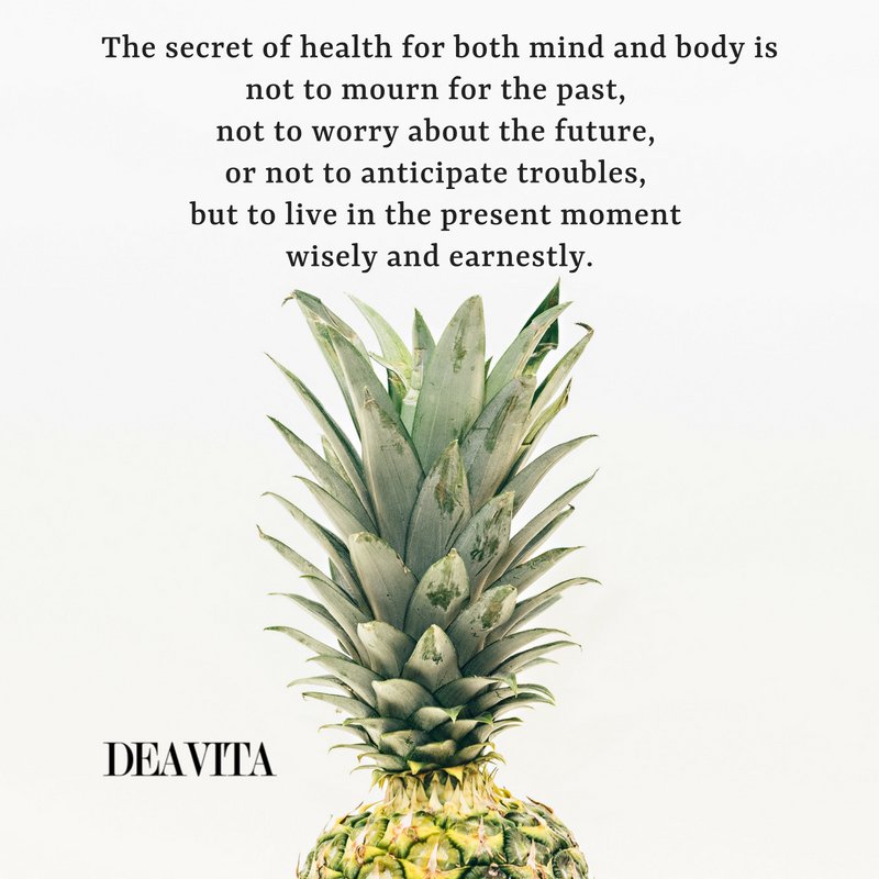 The secret of health for mind and body short inspirational quotes