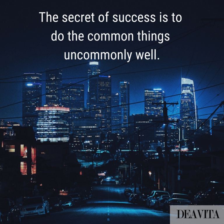 The secret of success short inspirational quotes and motivational sayings