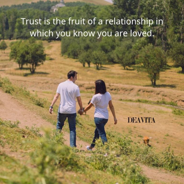 Trust relationship and love quotes and inspirational sayings