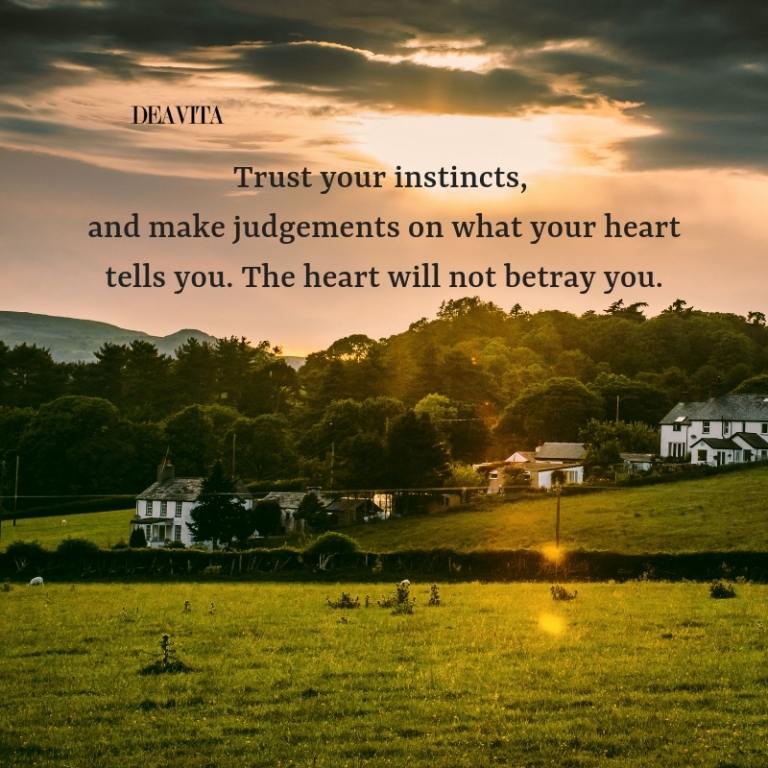 Trust your instincts short motivational quotes with photos
