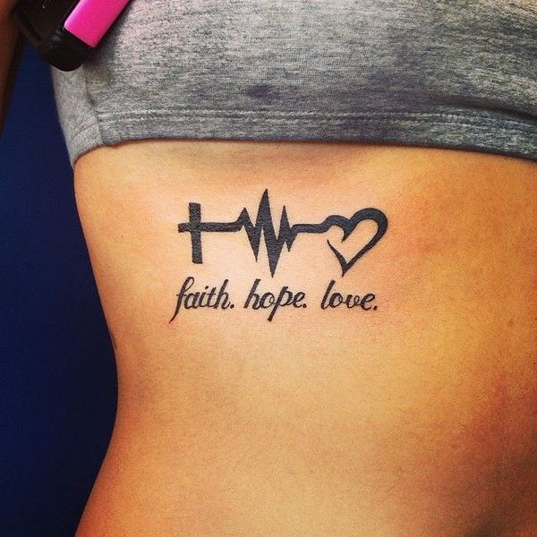 best faith hope love tattoo designs for men and women