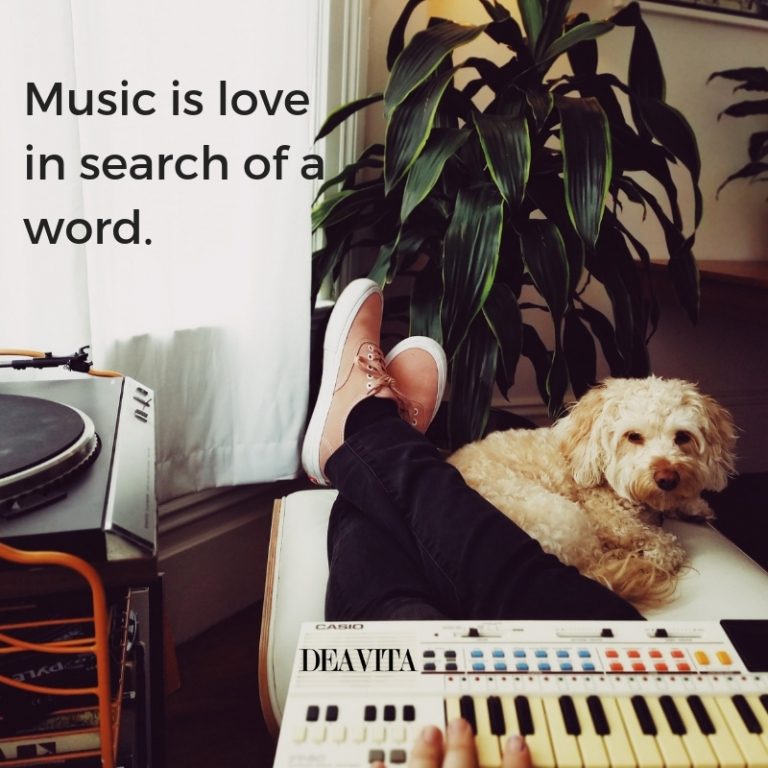 best short quotes Music is love in search of a word