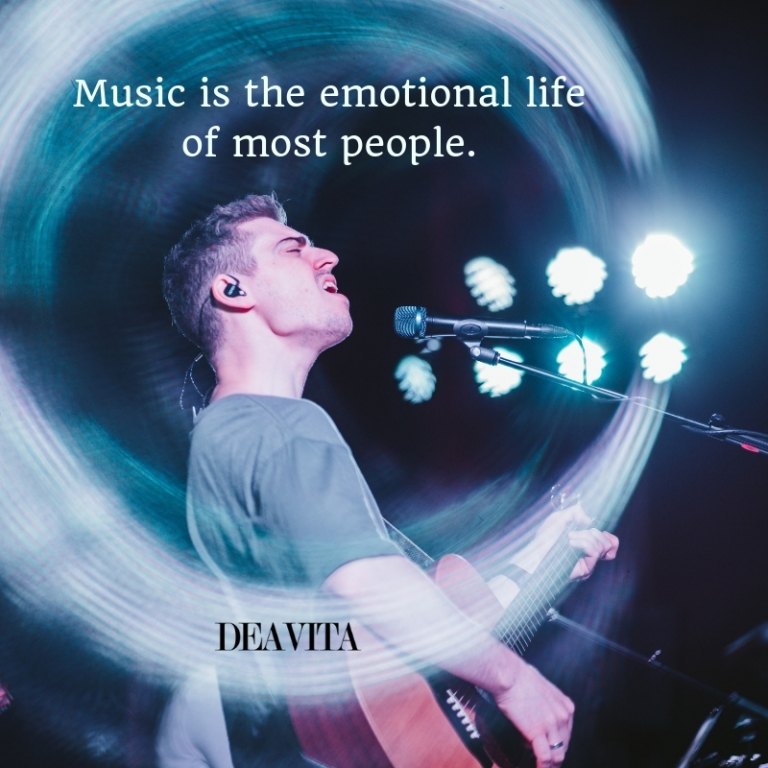 cool quotes music is the emotional life
