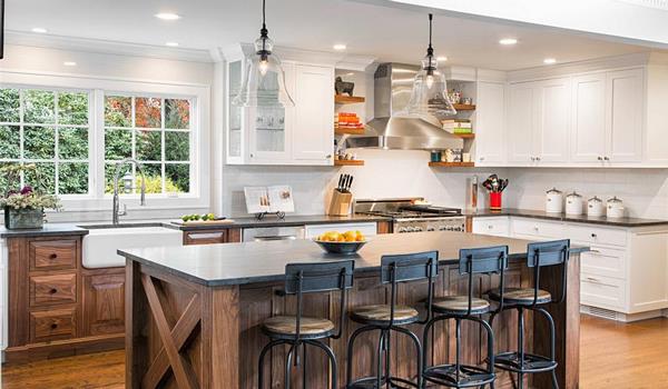 farmhouse style kitchen design cabinets furniture and decorating ideas