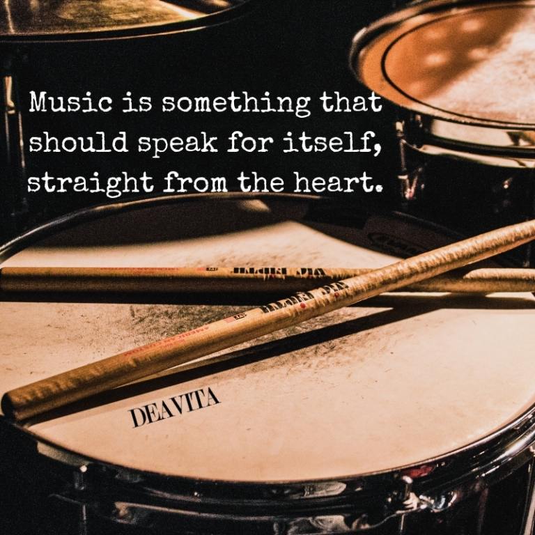 inspiring quotes about art Music speaks from the heart